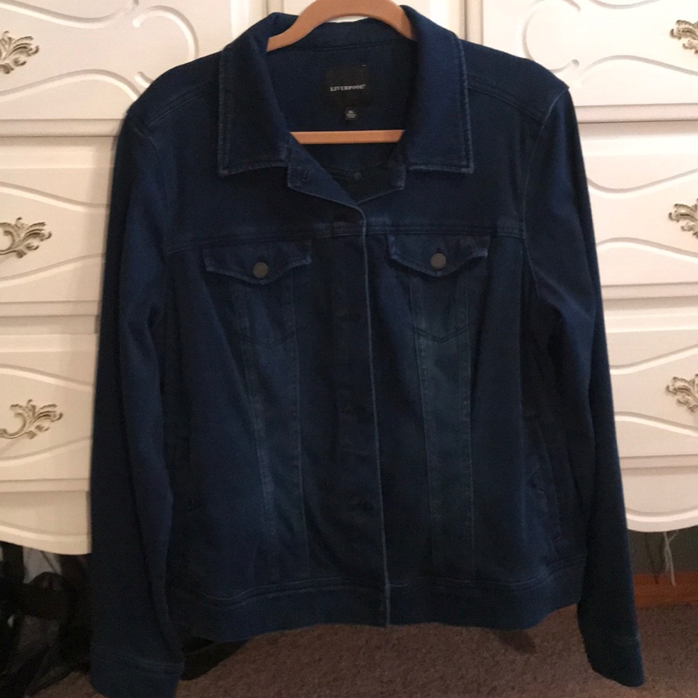 Liverpool XL Ladies Stretch Denim Jacket